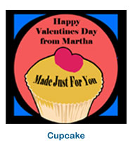 labels for food packaging and craft, fun colorful custom labels for baked cakes tasty treats