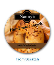 labels for food packaging and craft, personalized labels for home baked breads bagels tasty treats
