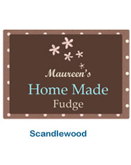 labels for food packaging and craft, cute fun personalized labels for home made chocolate fudge caramel candy treats