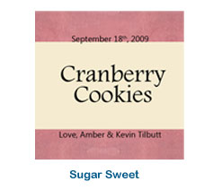 labels for food packaging and craft, fun creative custom labels for cookie baked good mixes