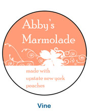 labels for food packaging and craft, custom marmolade jam jelly syrup jar labels