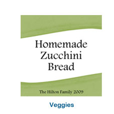 labels for food packaging and craft, vegetable fruit custom personalized labels