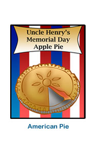 custom holiday labels american pie memorial day stickers personalized