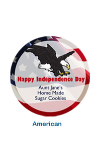 custom holiday labels american independence day personalized stickerts