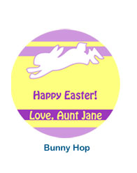 custom holiday labels bunny hop easter sticker labels personalized