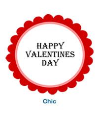 custom holiday labels chic valentines day label stickers