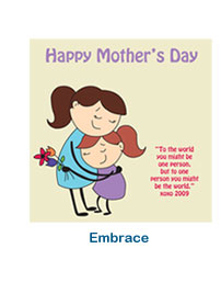 custom holiday labels embrace mother's day stickers personalized