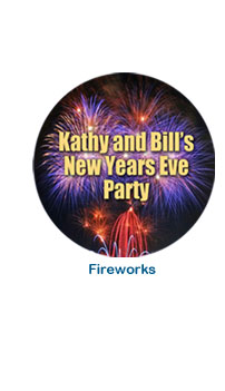 custom holiday labels firework new years eve stickers