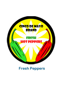custom holiday labels fresh peppers cino de mayo stickers