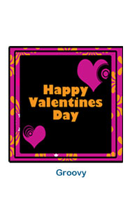 custom holiday labels groovy valentines day stickers