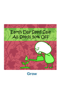 custom holiday labels grow earth day stickers personalized