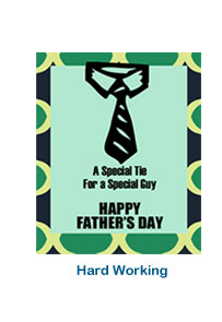 custom holiday labels hard working fathers day stickers