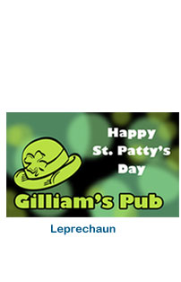custom holiday labels leprechaun irish st. patrick's day stickers