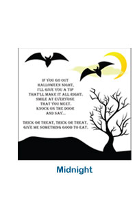 custom holiday labels midnight halloween stickers personalized