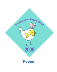 custom holiday labels peeps easter stickers