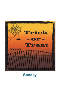 custom holiday labels spooky trick or treat halloween stickers