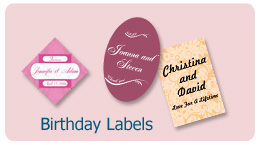birthday labels - Custom Personalized Birhday Labels and stickers
