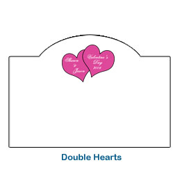 hearts double romantic colorful fun wedding