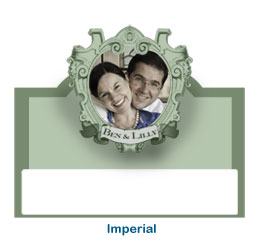 imperial colorful elegant fun wedding card