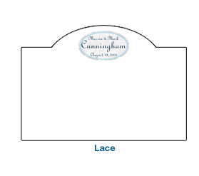 table card wedding beautiful elegant lace