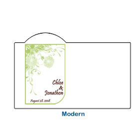 modern colorful floral design wedding card