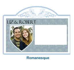 romanesque elegant fun beautiful wedding card