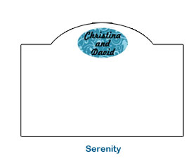 serenity colorful pattern fun wedding