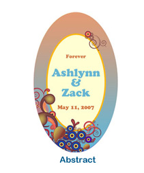 abstract wedding labels custom wedding stickers abstract label