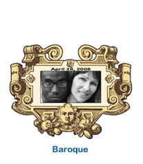 baroque wedding label personalized wedding labels wedding stickers