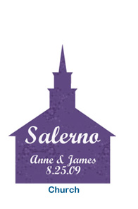 personalized church wedding labels wedding tags place cards