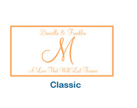 custom classic wedding labels personalized wedding thank you cards