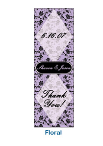 floral wedding labels custom personalized cherry blossom wedding favor