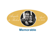 custom memorable wedding labels personalized envelope seals