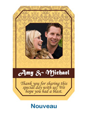 new personalized wedding stickers my wedding labels nouveau style wedding