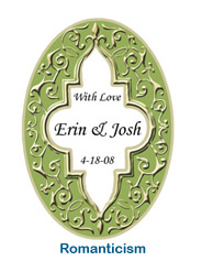 romantic wedding labels custom romantic wedding stickers