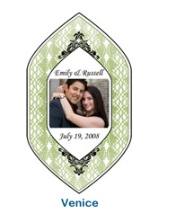 custom venice wedding labels wedding favor labels