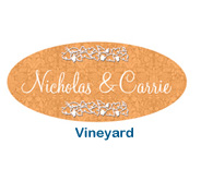personalized vineyard wedding labels favors baby bridal stickers