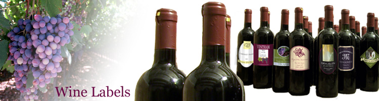 custom wine labels, stickers custom designed Wine and Bottle labels, wine bottle-neck labels and wine coasters