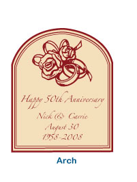 wine bottle labels, wine bottle label, personalized wine labels, arch personalized birthday wine labels