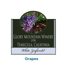 wine bottle labels, wine bottle label, personalized wine labels, grapes persoalized winery bottle labels