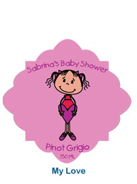 wine bottle labels, wine bottle label, personalized wine labels, cute adorable happy baby shower personalized wine labels