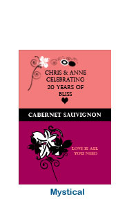 wine bottle labels, wine bottle label, personalized wine labels, mystical customized colorful seasonal wine labels