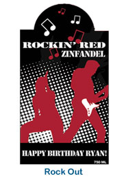 wine bottle labels, wine bottle label, personalized wine labels, music guitar colorful personalized bottle labels