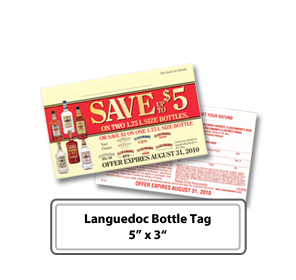 customizable languedoc wine bottle tags