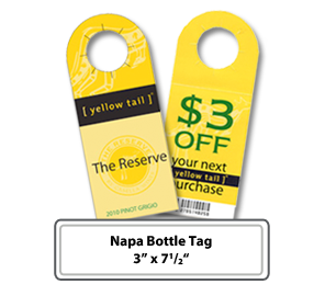 Personalized Napa Wine Bottle Neck Tag
