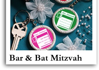 Custom Bar Mitzvah Labels and Personalized Bat Mitzvah Labels