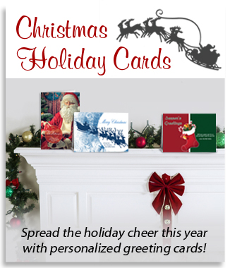 Photo Christmas Holiday Cards for Family and Business Personalized Christmas Greeting Cards