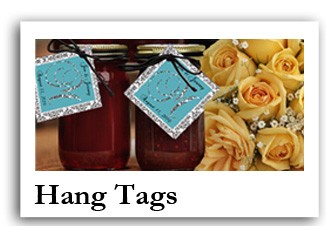 Custom Beverage Hangtags, Custom favor tags, Personalized Favor Tags