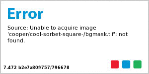 Cool Sorbet Large Square Canning Favor Tag
