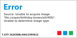 Simple Initial Birthday Small Box